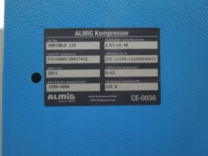 KOMPRESOR-SRUBOWY-ALUP-ALMIG-115Kw-FALOWNIK-11r-Typ-kompresor-olejowy
