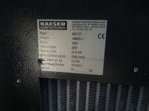 SPREZARKA-SRUBOWA-KAESER-ASD37-22Kw-Moc-22-kW