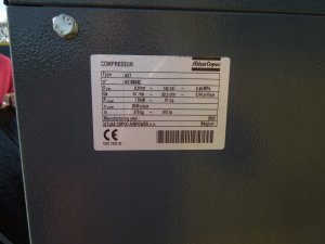 SPREZARKA-SRUBOWA-ATLAS-COPCO-GX7FF-7-5Kw-KOMPLET-Marka-Atlas-Copco