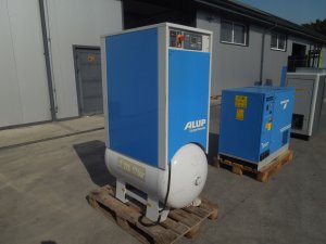 KOMPRESOR-SRUBOWY-ALUP-7-5KW-NA-ZBIORNIKU-270L-Z-OSUSZACZEM-15BAR
