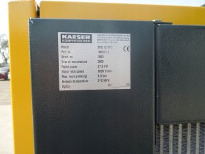 SPREZARKA-SRUBOWA-KAESER-BSD72-SFC-37Kw-FALOWNIK-Moc-22-kW